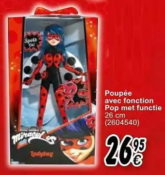 Cora Poupée avec fonction pop met functie aanbieding