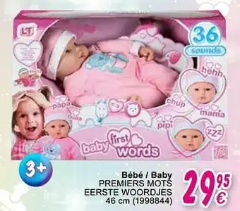 Cora Bébé - baby premiers mots eerste woordjes aanbieding