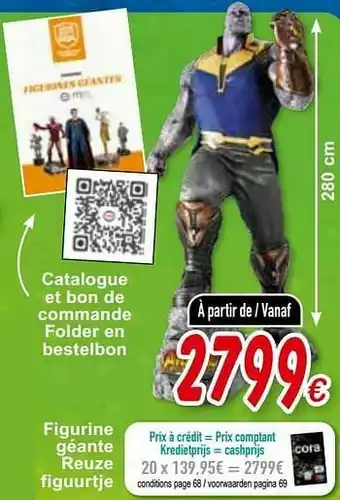 Figurine géante reuze figuurtje