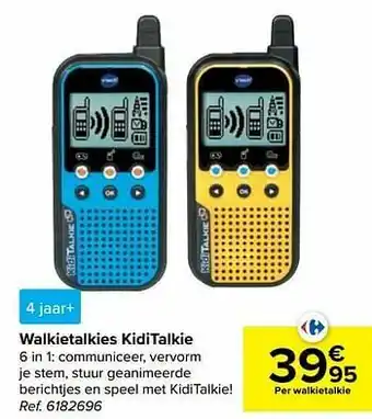 Walkietalkies kiditalkie