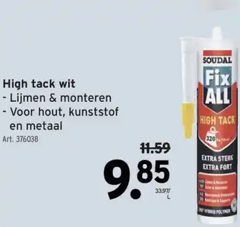 GAMMA High tack wit aanbieding