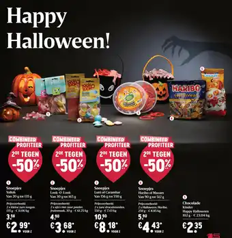 Delhaize Snoepjes Yolloh Van 20 g tot 135 g aanbieding
