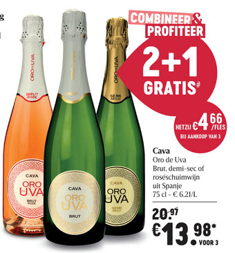 Delhaize Cava aanbieding