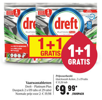 Delhaize Vaatwastabletten aanbieding