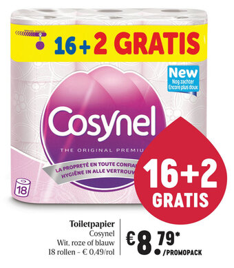 Delhaize Toiletpapier Cosynel aanbieding