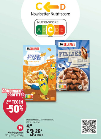 Delhaize Ontbijtgranen aanbieding