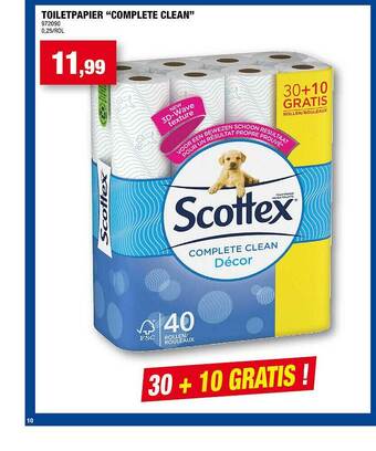Hubo Toiletpapier Complete Clean aanbieding