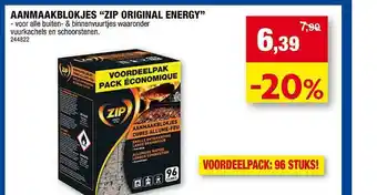 Aanamaakblokjes Zip Original Energy