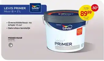 Brico LEVIS PRIMER Muur 8 + 2 L aanbieding