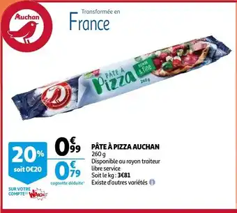 Auchan Auchan Pate a Pizza 260g aanbieding
