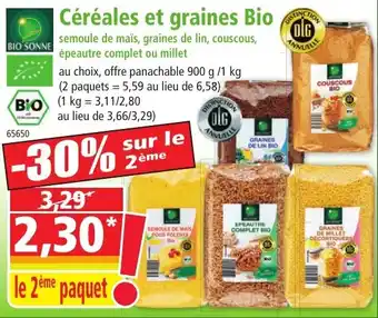 Norma Céréales et graines Bio aanbieding