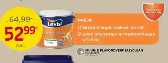 Brico MUUR & PLAFONDVERF EASYCLEAN aanbieding