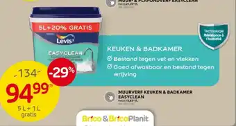 Brico MUURVERF KEUKEN & BADKAMER EASYCLEAN aanbieding