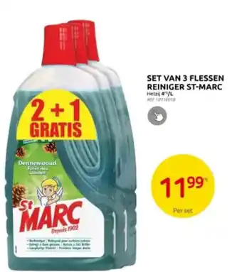 Brico SET VAN 3 FLESSEN REINIGER ST-MARC aanbieding