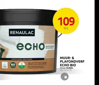 Brico MUUR- & PLAFONDVERF ECHO BIO aanbieding