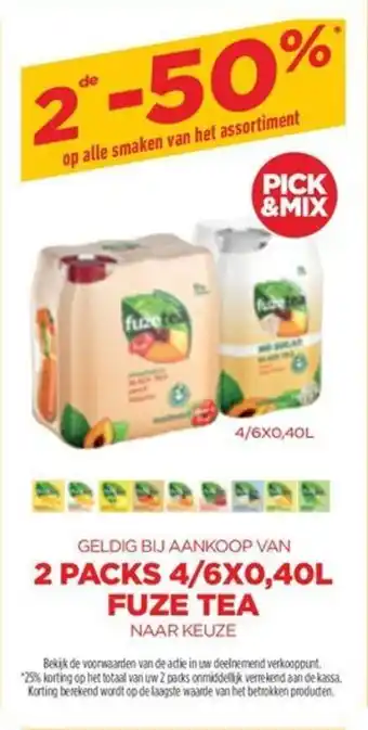 Prik en Tik FUZE TEA aanbieding