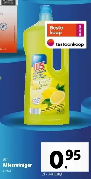 Lidl Allesreiniger aanbieding