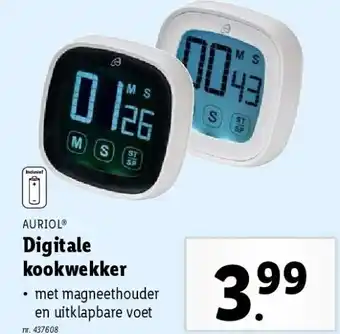 Lidl Digitale kookwekker aanbieding