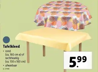 Lidl Tafelkleed aanbieding