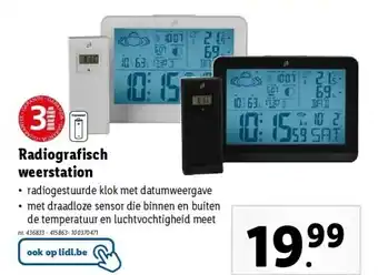 Lidl Radiografisch weerstation aanbieding