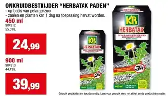 Hubo ONKRUIDBESTRIJDER “HERBATAK PADEN” aanbieding