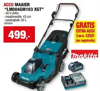 Hubo ACCU MAAIER “LM004GM103 XGT” aanbieding