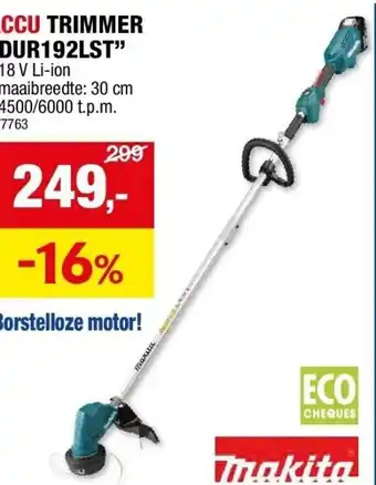 Hubo ACCU TRIMMER “DUR192LST” aanbieding