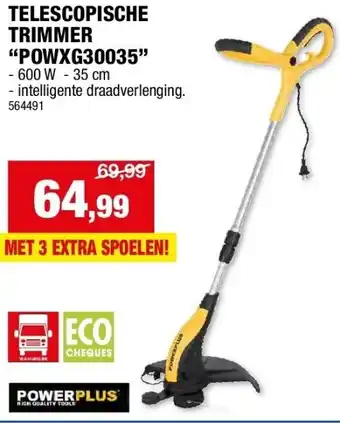 Hubo TELESCOPISCHE TRIMMER “POWXG30035” aanbieding