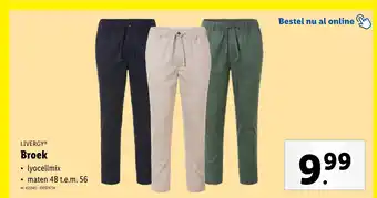 Lidl LIVERGY Broek aanbieding