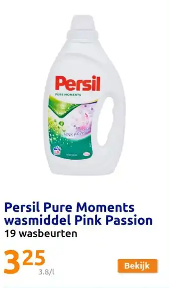 Action Persil Pure Moments wasmiddel Pink Passion aanbieding