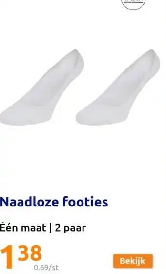 Action Naadloze footies aanbieding