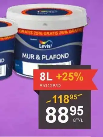 Meno VERF MUUR & PLAFOND 8L aanbieding