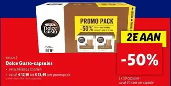 Lidl Dolce Gusto-capsules aanbieding