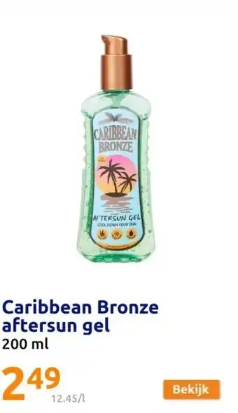 Action Caribbean Bronze aftersun gel aanbieding