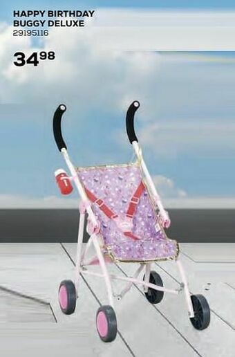 Supra Bazar Happy birthday buggy deluxe aanbieding