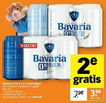 Albert Heijn Bavaria pils aanbieding