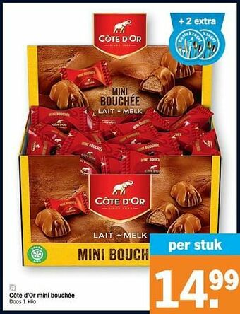 Albert Heijn Côte d`or mini bouchée aanbieding
