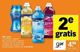 Albert Heijn Wasverzachter zeebries aanbieding