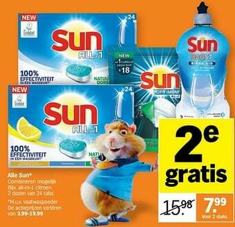 Albert Heijn Sun all-in-1 citroen aanbieding