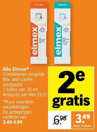 Albert Heijn Anti-cariës tandpasta aanbieding