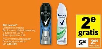Albert Heijn For men cobalt dry deospray aanbieding