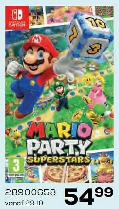 Nintendo switch mario party superstars