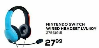 Supra Bazar Nintendo switch wired headset lvl40y aanbieding