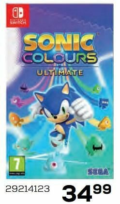 Supra Bazar Nintendo switch sonic colours ultimate aanbieding