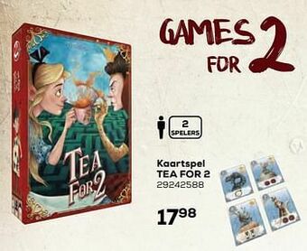Kaartspel tea for 2