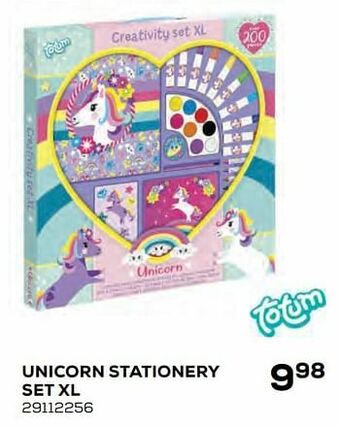 Supra Bazar Unicorn stationery set xl aanbieding