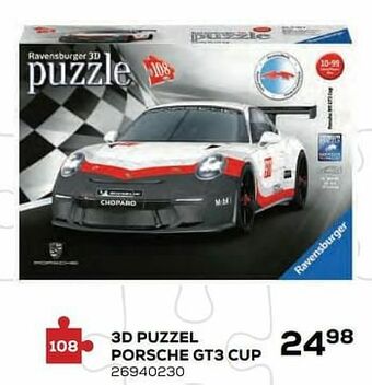 Supra Bazar 3d puzzel porsche gt3 cup aanbieding