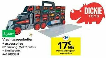 Carrefour Vrachtwagenkoffer + accessoires aanbieding