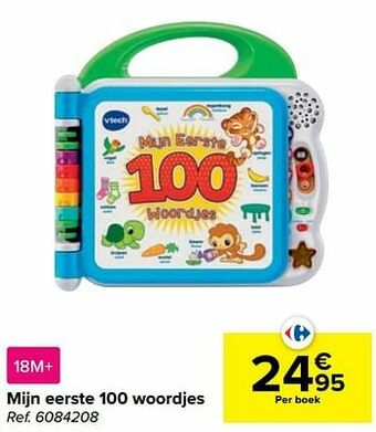 Carrefour Mijn eerste 100 woordjes aanbieding
