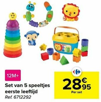 Set van 5 speeltjes eerste leeftijd